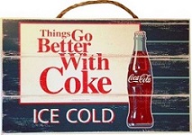 Coca Cola Things Go Better Sign - Click on image for details