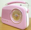 Brighton Portable Radio Pink