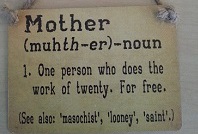 Mother Tin Sign