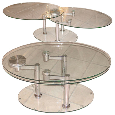  Coffee Tables on Winged Round Coffee Table