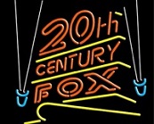 20th Century Fox Neon Sign