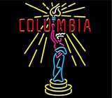 Columbia Neon Sign