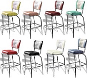 BS40 Bar Stool with Backrest
