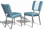 CO24 Retro Diner Chair Blue