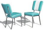 CO24 Retro Diner Chair Turquoise