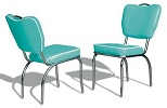 CO26 Retro Diner Chair Turquoise