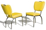 CO26 Retro Diner Chair Yellow
