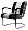LCO1 Retro Diner Chair Black