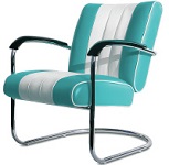 LCO1 Retro Diner Lounge Chairs
