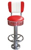 BS27CB-FR Retro Diner Stool Red