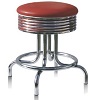 BS28-48 Retro Under Table Stool Ruby