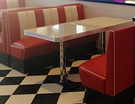 Hollywood 4  Seater Diner Booth Set