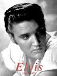 Elvis B&W Metal Tin Sign