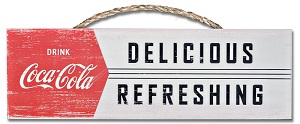 Coca Cola Delicious Sign - Click on image to enlarge