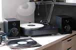 Camden Record Player with Bluetooth Playback Black