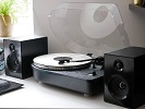 Camden Record Player with Bluetooth Playback Black