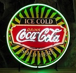 Coca Cola Round Neon Sign