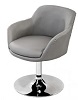 Bucketeer Swivel Dining Chair Grey