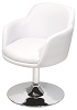Bucketeer Swivel Dining Chair White
