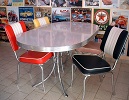 American Diner Set - 4 x CO24 Chairs & 1 x TO26 Table