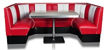 2 Double Corner Booths & 1 TO22W Table