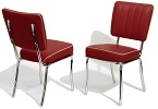 CO25 Retro Diner Chair Ruby