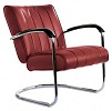 LCO1 Retro Diner Chair Ruby