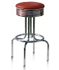 BS28 Retro Diner Stool Ruby