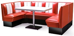Hollywood Diner Booth Combination Set 3